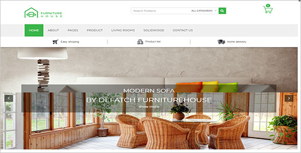 Company Furniture WordPress Theme