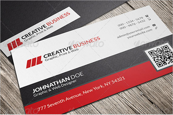 Corporate QR Code Business Card