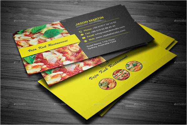 Creative Catering Business Card Template