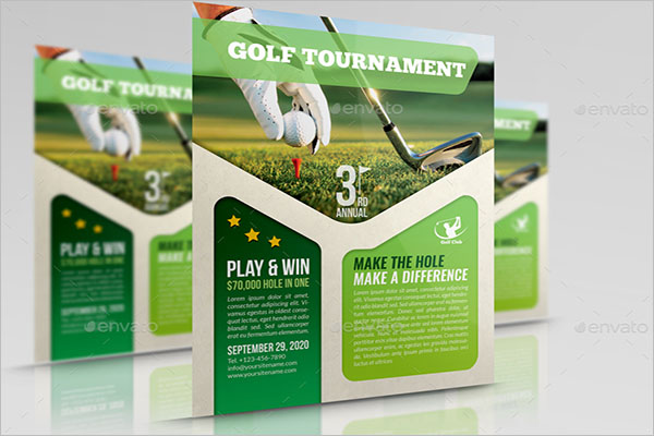 Editable Golf Tournament Flyer