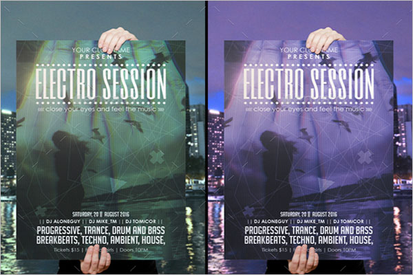 Electro Session Exposed Poster