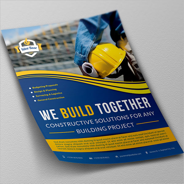 Free Construction Flyer Template