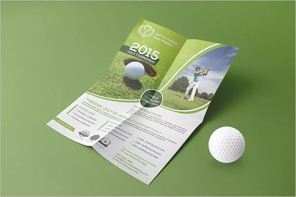 Golf Tournament Design Template