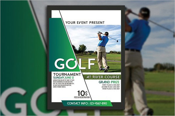 Golf Tournament Flyer Design