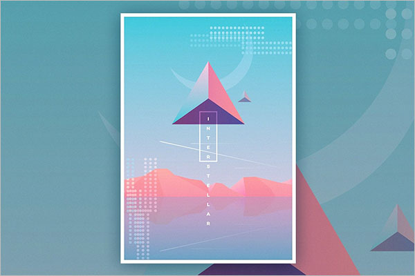 Holographic Design Poster