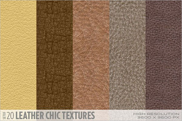 Leather Chic Textures Design