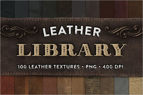 Leather Library Textures Design