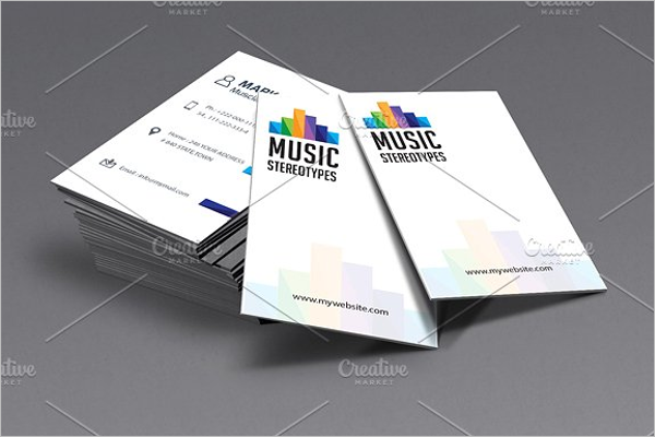 Music Business Card Design