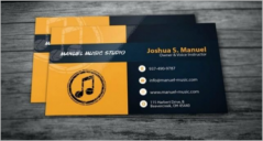 29+ Music Business Card Templates