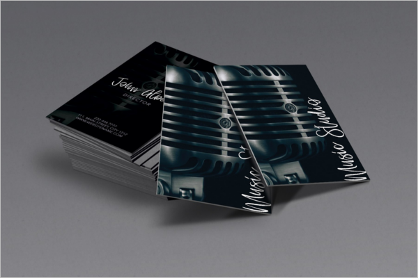 Music Studio Singer Business Card Design.png