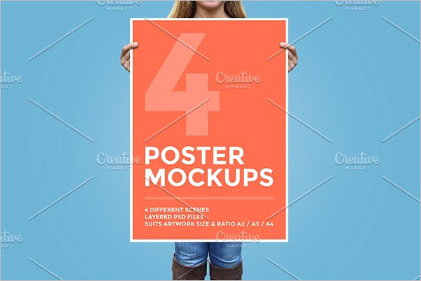 Poster Mockup Bundle Template