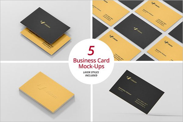 Premium Staples Business Card Template