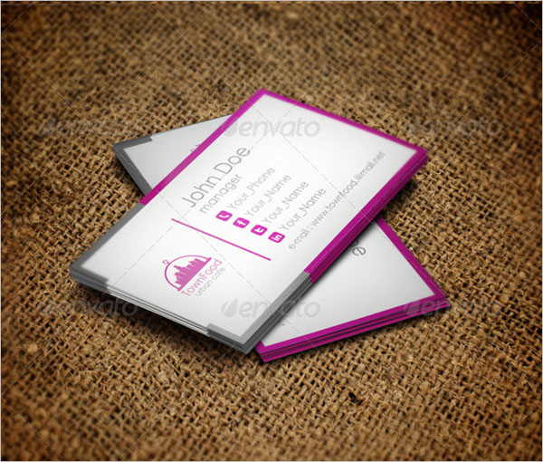 Printable Catering Business Cards Template