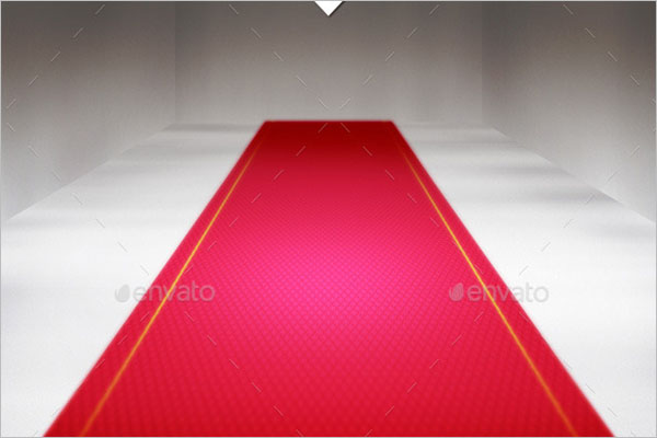 Red Carpet PSD Design
