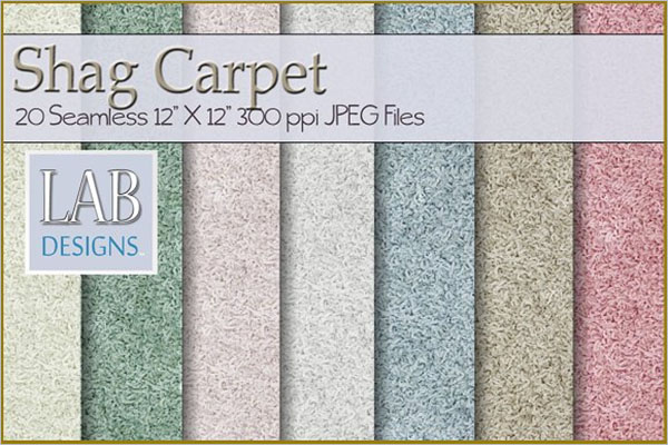 Seamless Shag Carpet Textures