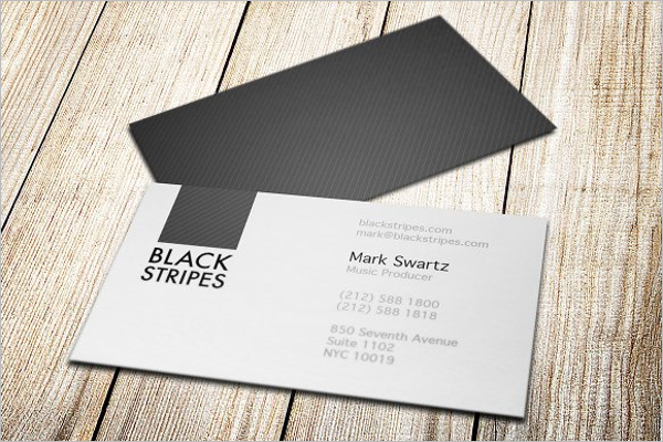 music business card background