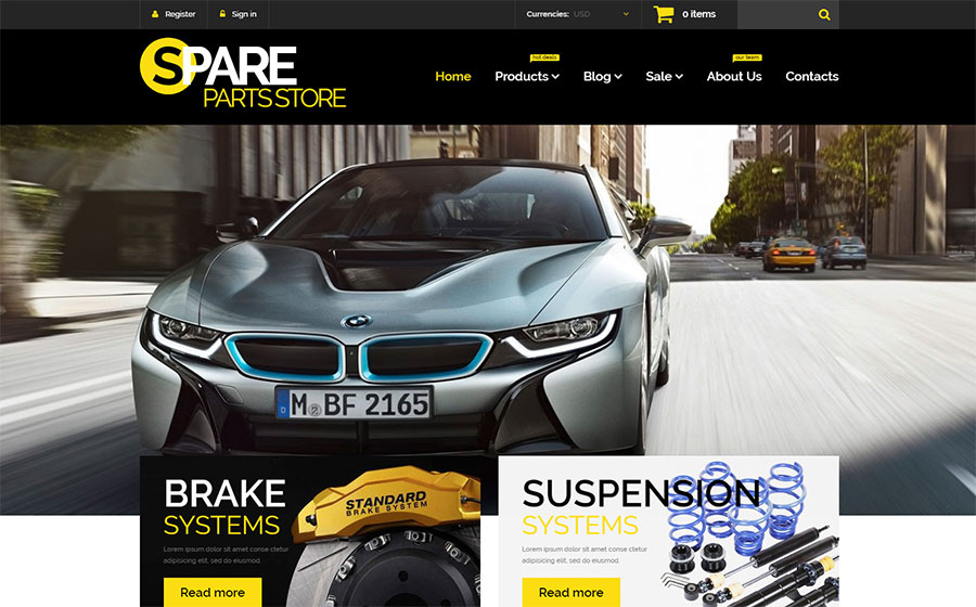 10 Auto Parts Shopify Themes - Find the One for Your Store