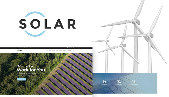 Solar - Alternative Energy Company WordPress Theme WordPress Theme