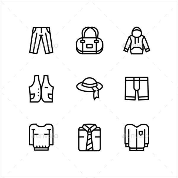 Accessories Icon Design Set