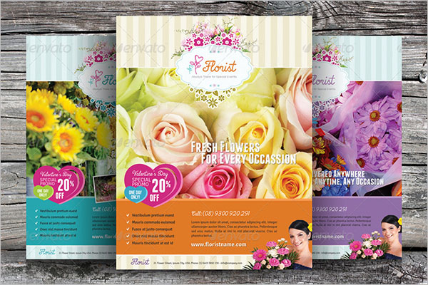 Alternative Flower Shop Flyer Template