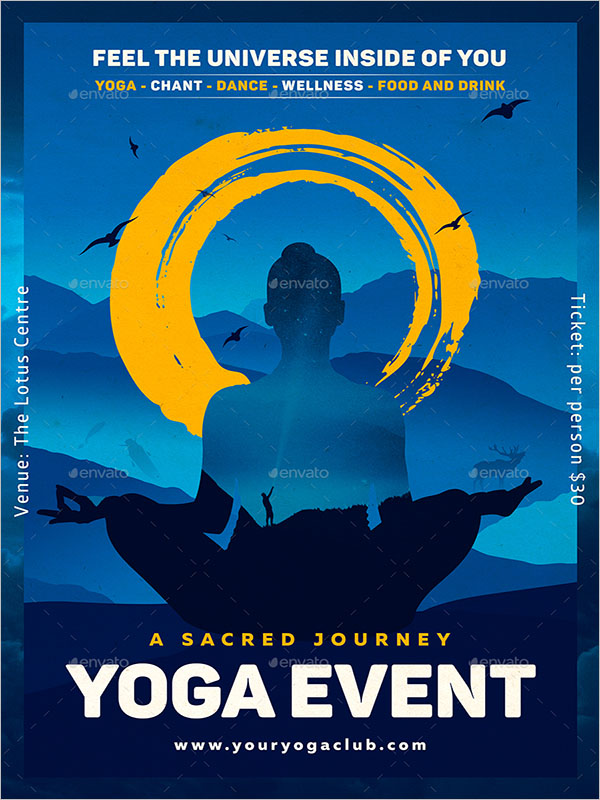 Amazing Yoga Poster Design
