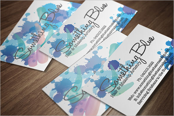Artist Business Card Example
