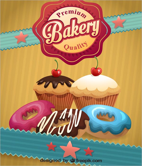 Bakery Poster PSD Free