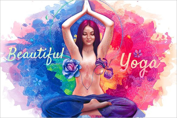 Beautiful Meditation Poster Design