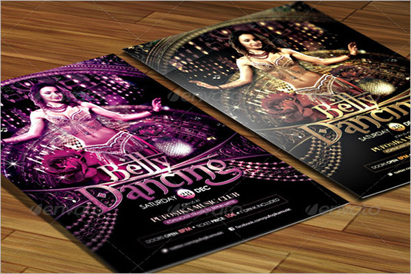 Belly Dancing Poster Template