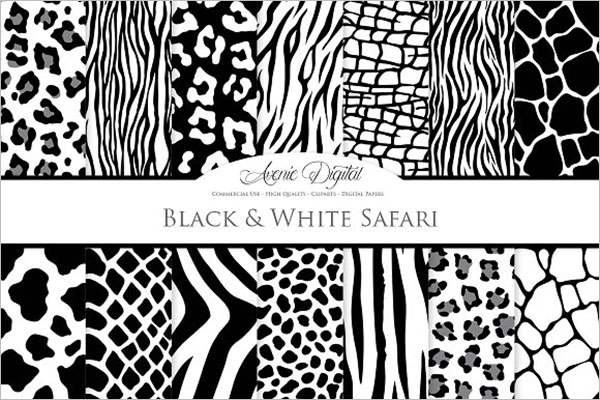 Black & White Animal Prints