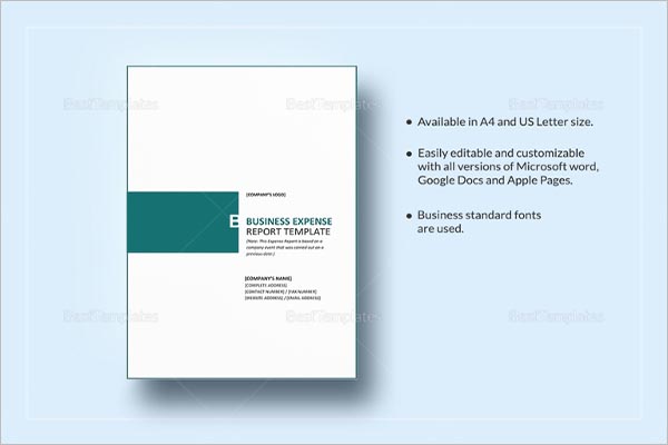 Business Annual Report Template in Google Docs