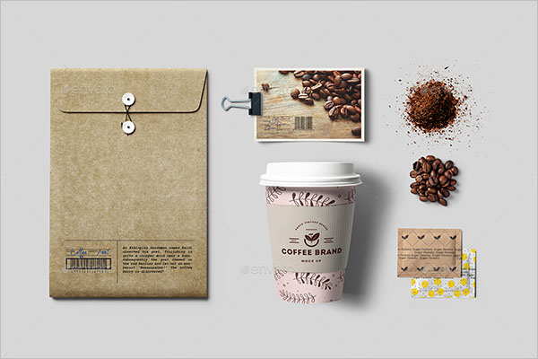 Coffee Branding Mockup Illustraction