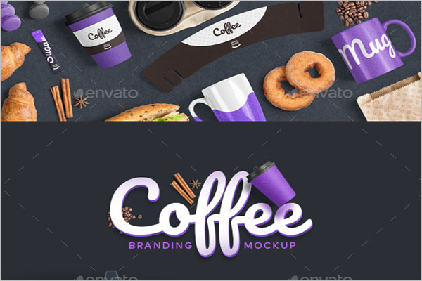 Coffee Branding Mockup PSD