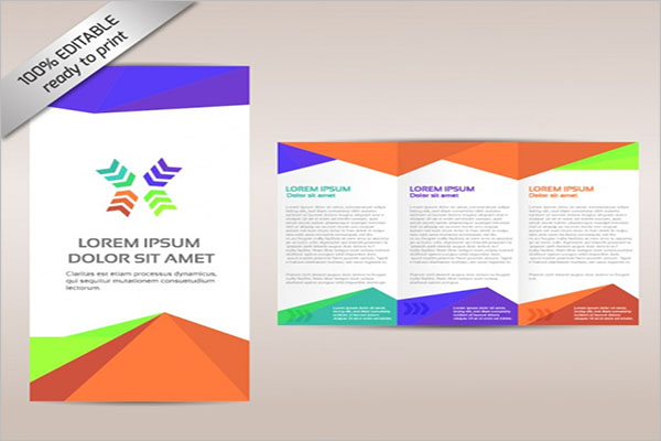 Colorful Tri-fold Brochure Template