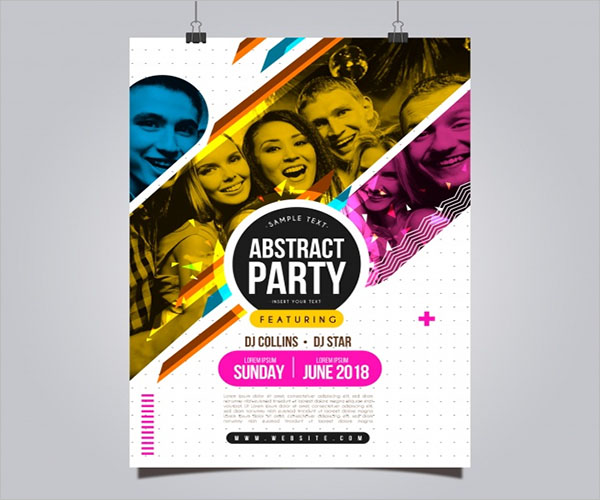 CreativeÂ Dance Party Poster Templates