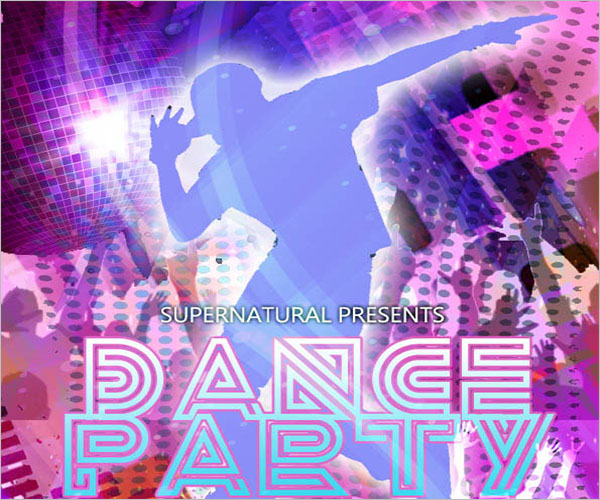 Dance Party Poster Template Free Download