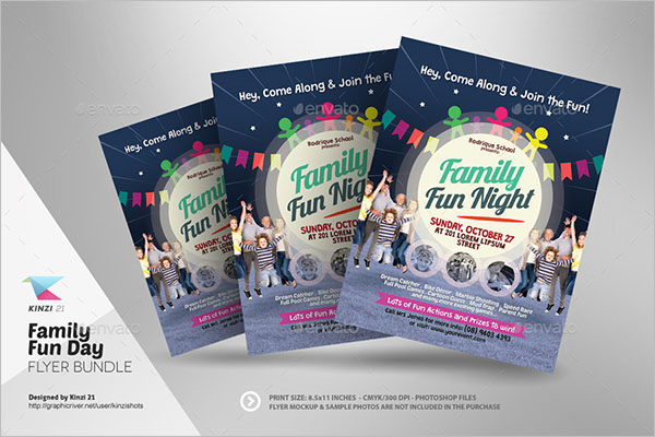 Family Fun Day Flyer Bundle