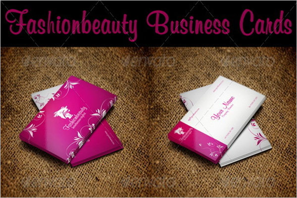 Fashion Beauty Business Card Template
