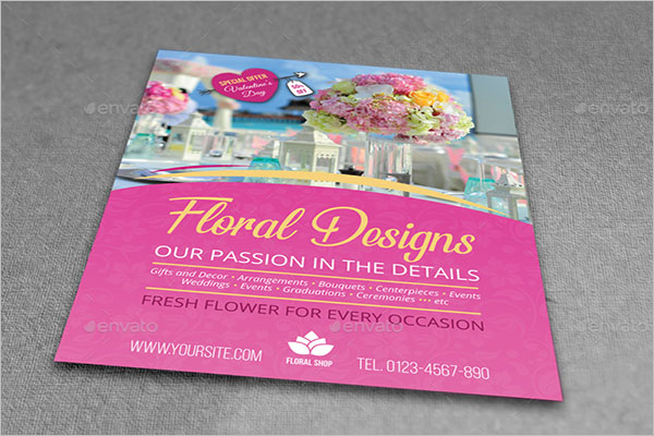 Floral Designs Flyer Template