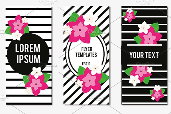 Flowers Flyer Design Template
