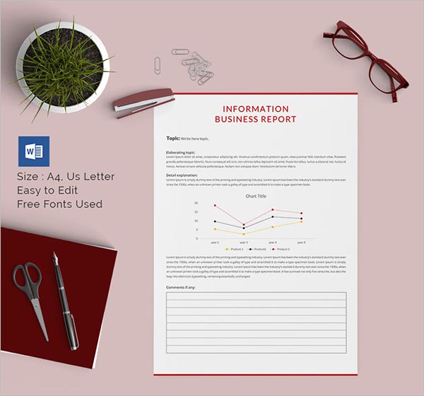 Formal Business Report Template Download