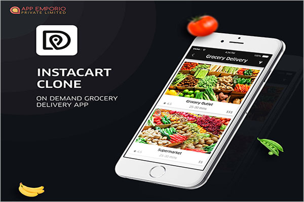 Free Demand Grocery Delivery App