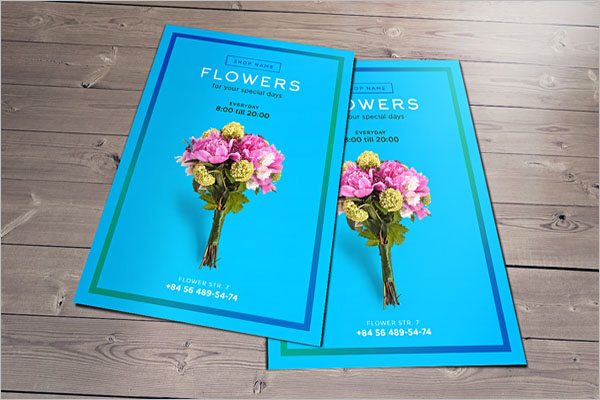 Free Flower Shop Flyer Design