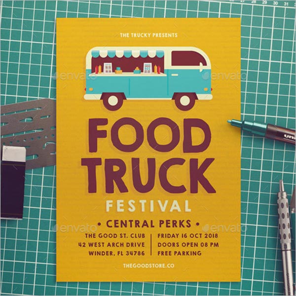 Free Food Truck Website Template
