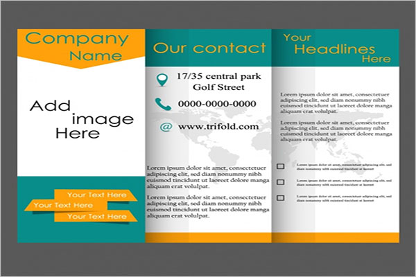 Free Publisher Tri-Fold Brochure Template