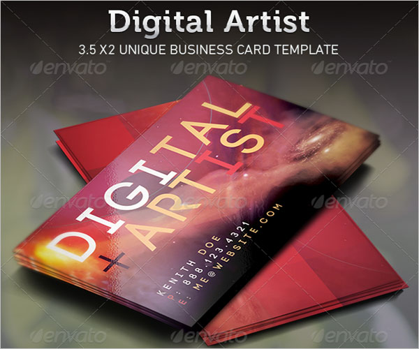 Illustration Artist Business Card