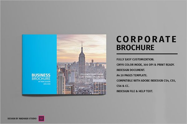 Landscape Corporate Brochure Template
