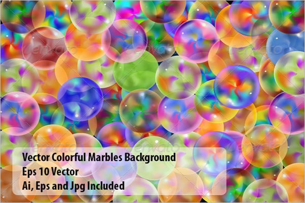 Light Marbles Background Template