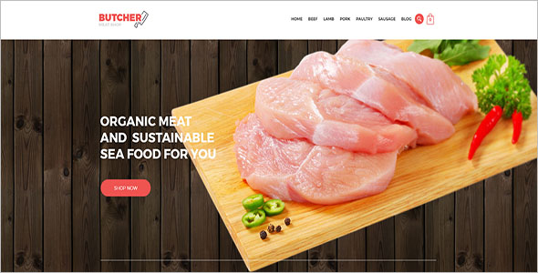 Meat Shop eCommerce OpenCart Theme