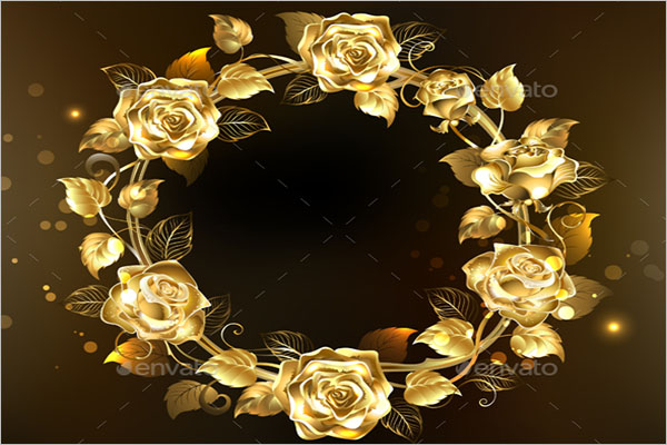 Modern Rose Gold Background Design